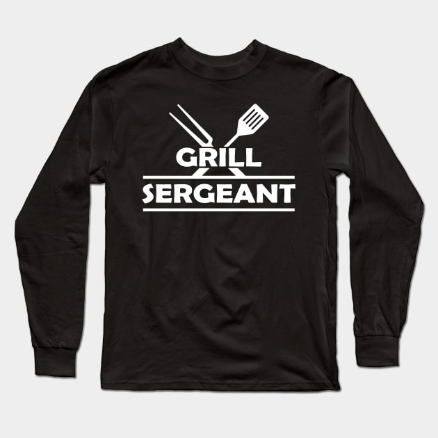 Grill Sergeant Long Sleeve T-Shirt by KC Happy Shop